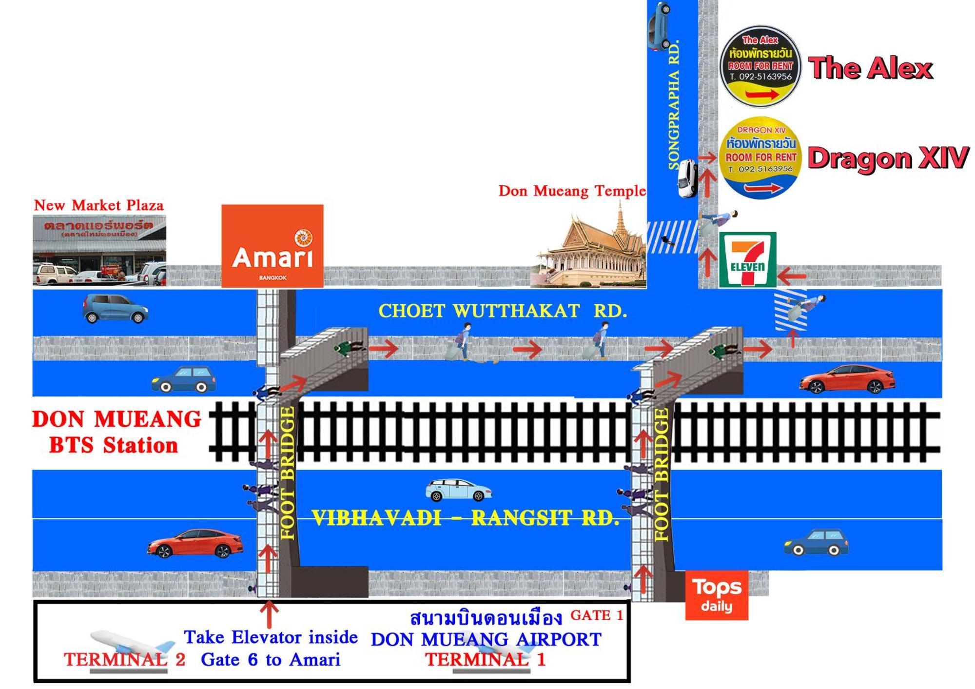 Dragon XIV Vandrarhem Bangkok Exteriör bild
